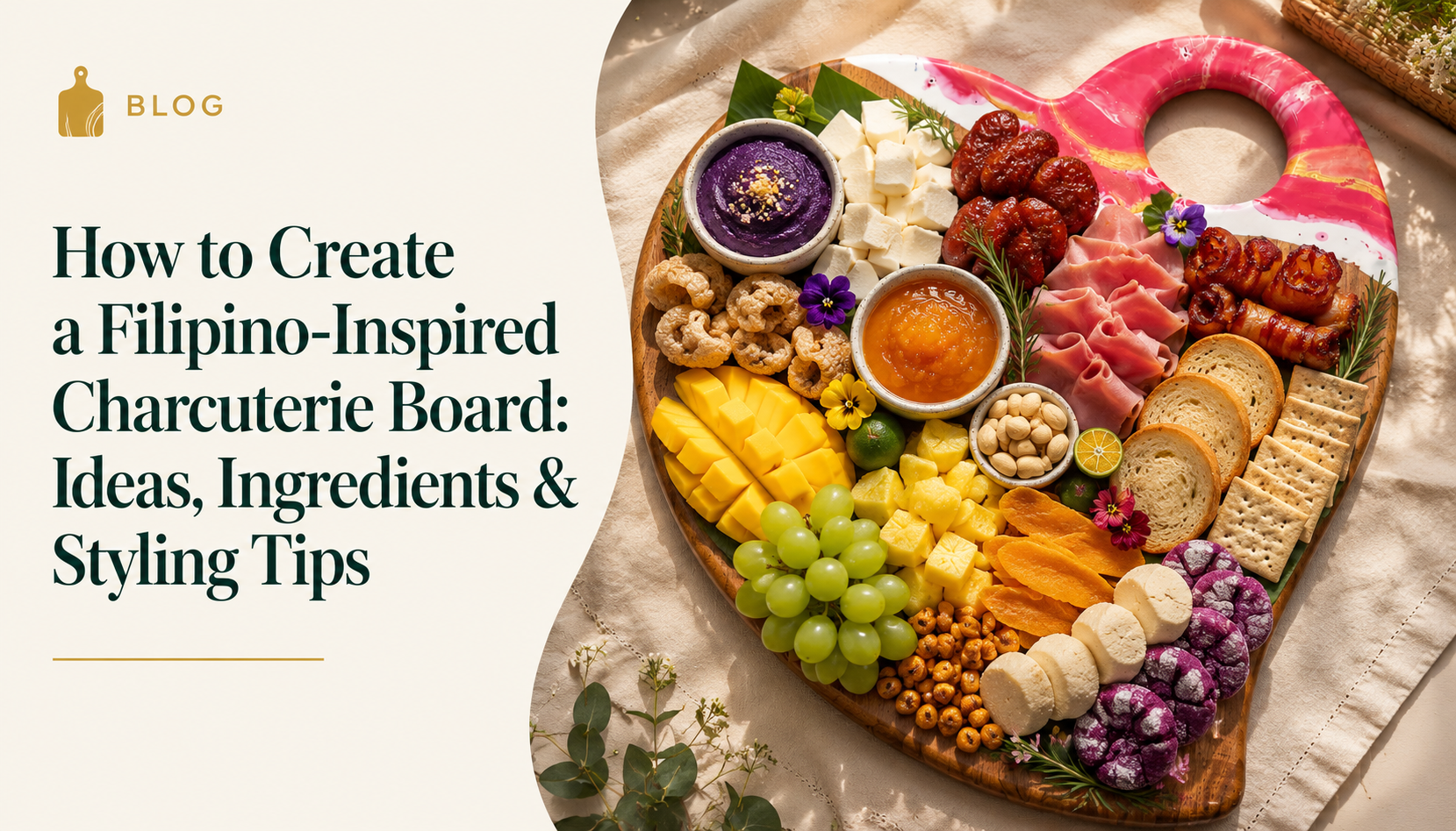 How to Create a Filipino-Inspired Charcuterie Board: Ideas, Ingredients & Styling Tips
