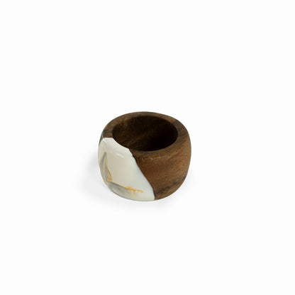 2.25" Dia Wooden Napkin Ring