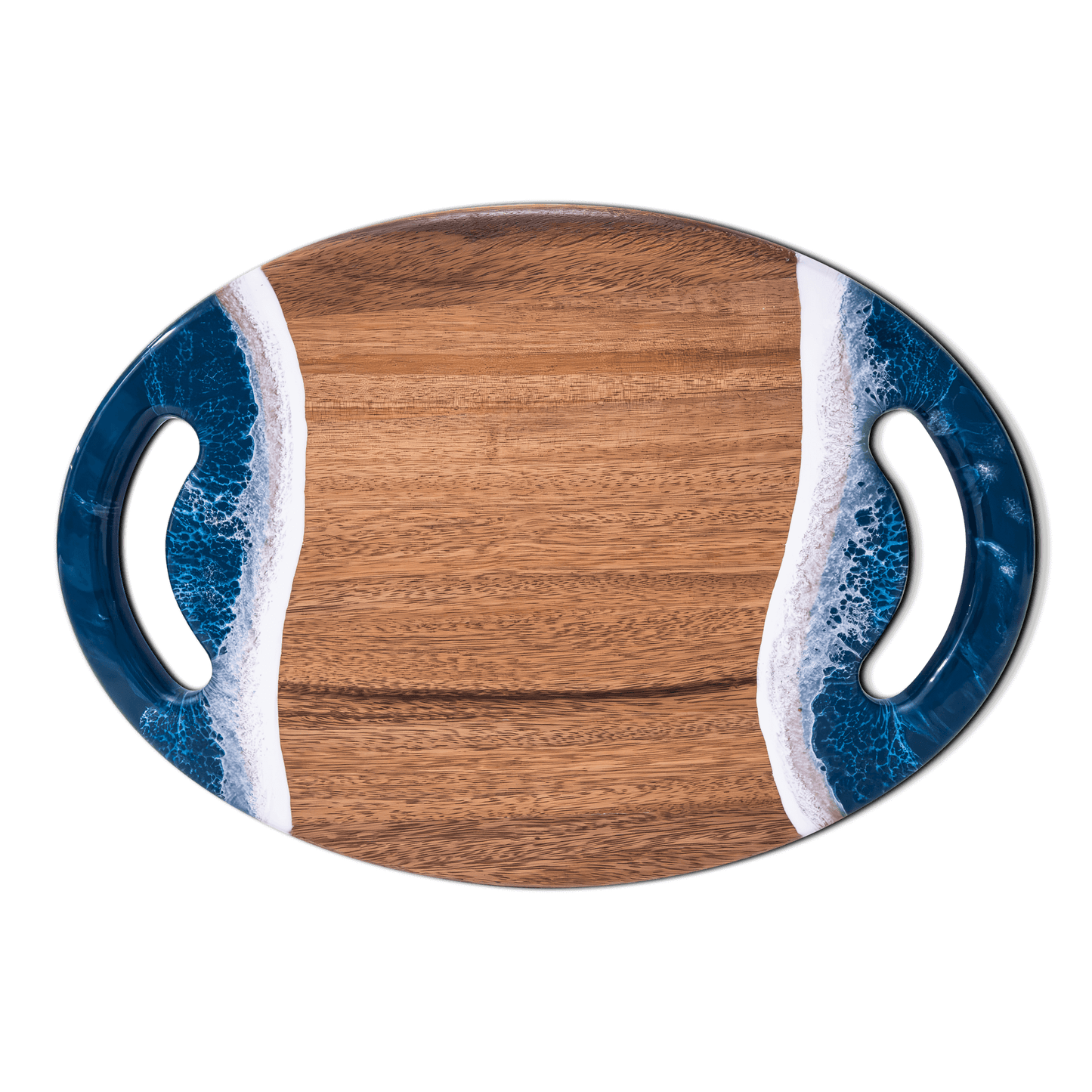 XL Oval Acacia Board With 2 Handles