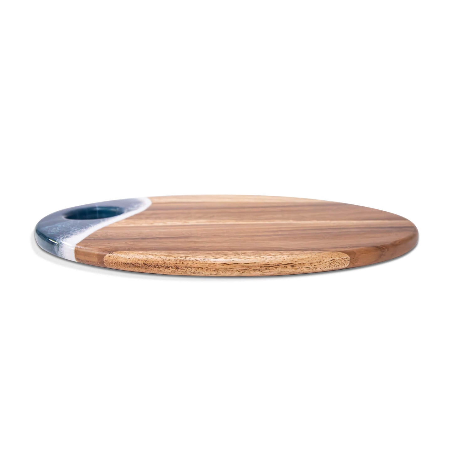 XL Oval Acacia Board With Dip Holder