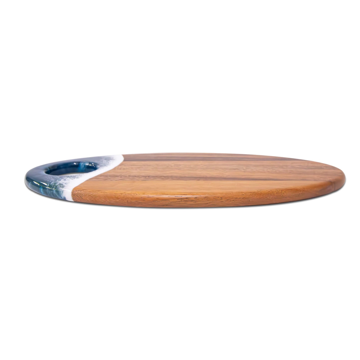 Large Oval Acacia Board With Dip Holder