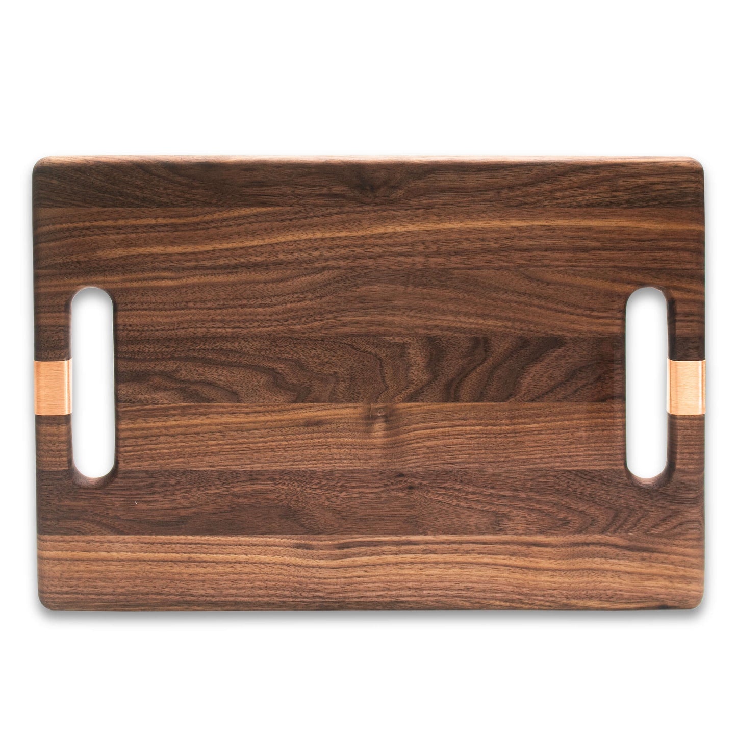 2XL Rectangle Walnut Board With 2 Handles with Wire Wrap