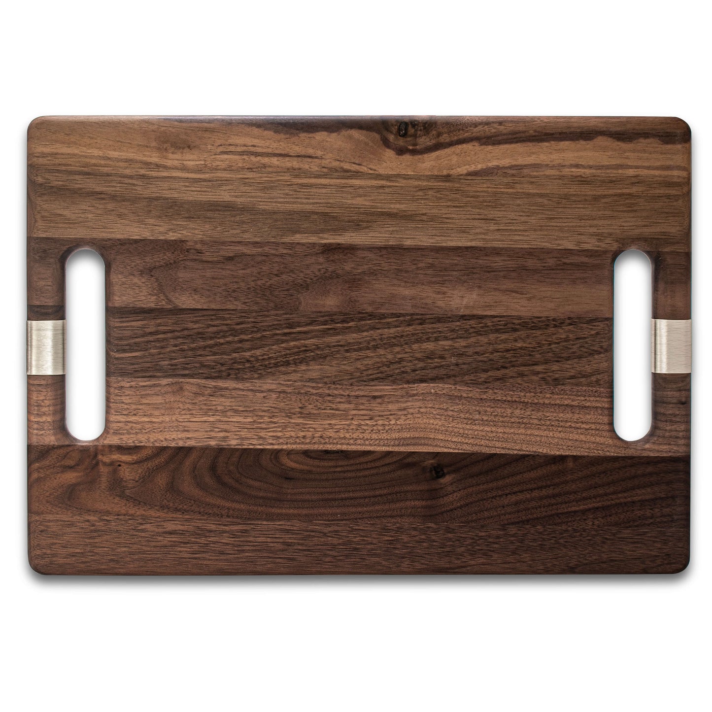 2XL Rectangle Walnut Board With 2 Handles with Wire Wrap