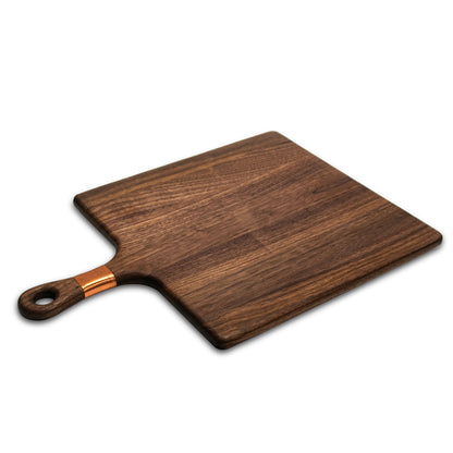 XL Rectangle Walnut Board With Handle with Wire Wrap