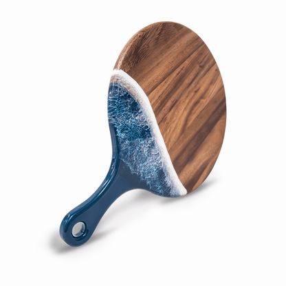 XL Round Acacia Board With Handle