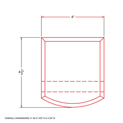 Mahogany Display Stand With 1 Slot